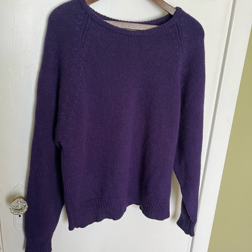 L.L. Bean Purple Crewneck Sweater